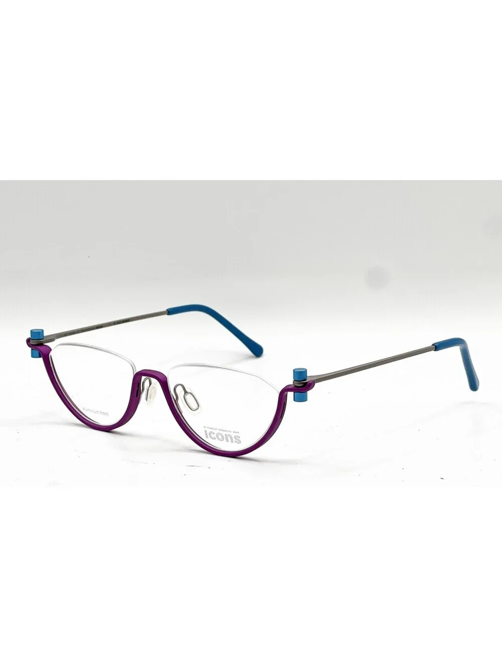 Icons Gail Twelve C.3521 Violet Authentic Eyeglasses 52-18-150